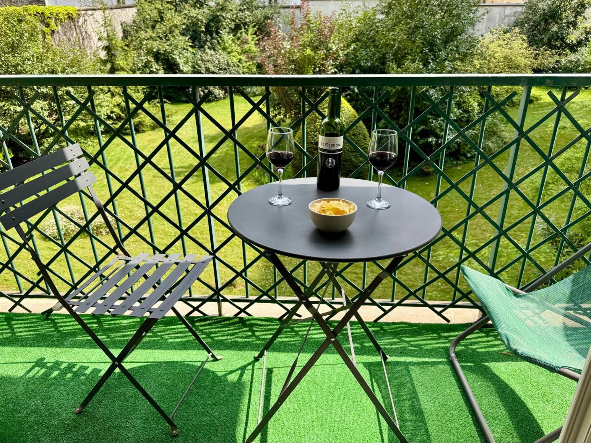 Superbe Appartement Avec Belle Vue Jardin Paris Extérieur photo